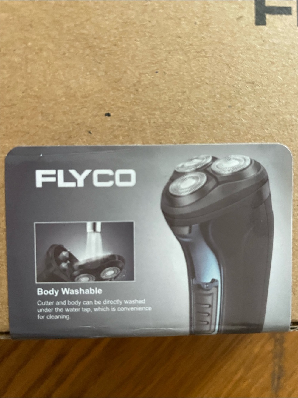 FLYCO Electric Shaver - Black and Silver